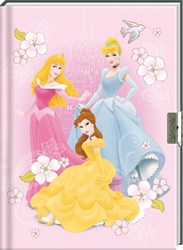 Image Books Journal Disney Princesse avec cadenas couverture rigide rose