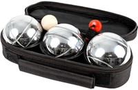 SportX Set de pétanque - jouet d'extérieur en métal 3 pièces-2