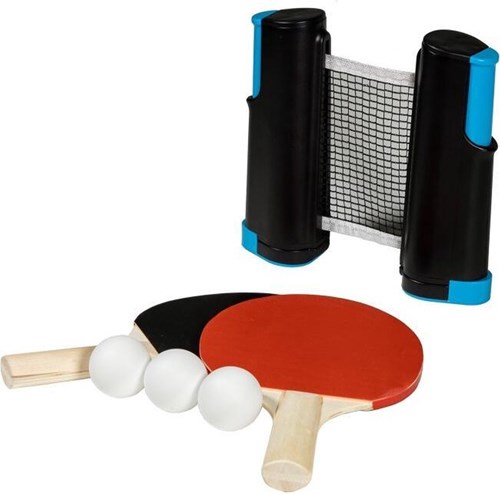 SportX filet de tennis de table - filet ping-pong avec poteaux métalliques 155x12 cm-2