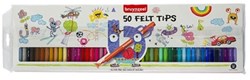 Bruynzeel feutres étui 50 couleurs lavables dessin enfant
