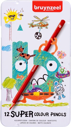 Bruynzeel Bruynzeel 12 crayons de couleur dans une boîte 60516