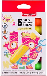 Bruynzeel 6 Bruynz. bâton de peinture pour affiche néon 60159106