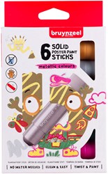 Bruynzeel 6 Bruynz. poster paint stick metal.60159206