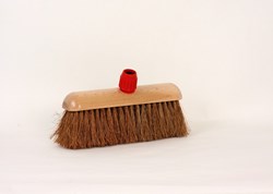 Balai de chambre coco 32cm avec support de manche brosse de nettoyage