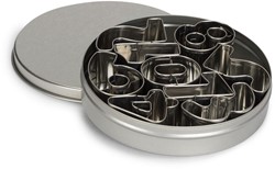 Patisse doos met uitsteekvormen 9 dlg. 10cm