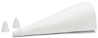 Patisse poche à douille set décoration gâteau avec 3 douilles 28 cm coton