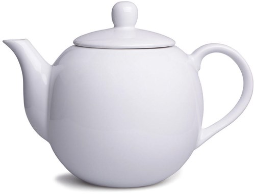 Theepot porcelein 1,1L wit