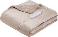 Inventum couverture chauffante électrique polaire 180x130cm taupe