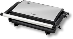 Inventum grill de contact grill de table 750W inox noir - appareil de grill multifonction