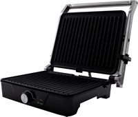 Inventum grill de contact température réglable - grande plaque inox