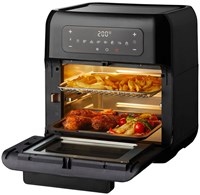 Tomado four friteuse à air chaud 12 litres 8 programmes noir