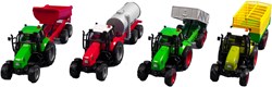 Kids Globe Tractorset met licht en geluid (4 ass.)