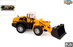 Véhicule de chantier pelle die-cast pullback 16 cm jouet jaune
