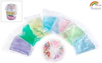 Jouet putty licorne mélange à paillettes et perles 700 grammes