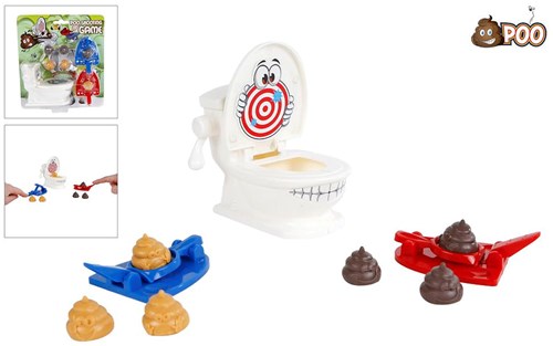 Jeu de tir caca toilette jeu de société drôle pour enfants