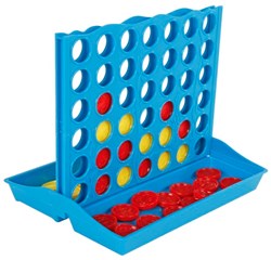 Jeu de société First To 4 jeu de stratégie 15,5cm format compact