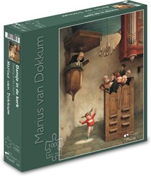 Art Revisited puzzle Dansje in de Kerk - Marius van Dokkum 1000 pièces puzzle d'art