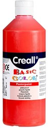 Creall gouache couleur basique rouge 500ml - peinture enfant mate