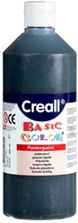 Creall gouache noire 500ml - Peinture créative enfant mate