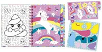 Autocollant licorne sur carnet de chiffres 072008-2