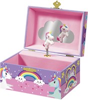Totum unicorn boîte à bijoux boîte à musique avec miroir et licorne