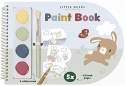 Bambolino Toys livre de peinture Little Dutch - peinture créative animaux