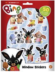 Bambolino Toys Bing autocollants de fenêtre - décoration pour enfants 3+ - 12 pièces