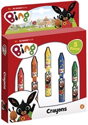 Totum Bing crayons de cire jouet créatif dessin - 5 pièces