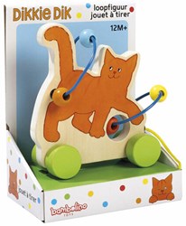 Bambolino Toys Dikkie Dik jouet à tirer en bois motricité bébé