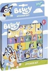 Totum Bluey Stickerset met Speelachtergrond