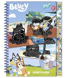 Totum Bluey Scratchboek met 10 Kraskaarten