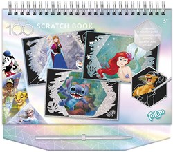 Totum Disney carnet à gratter scratch art livre de coloriage édition limitée Disney 100