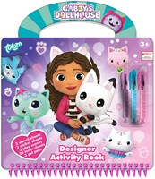Totum Gabby's Dollhouse livre d'activités créatif designer avec autocollants et pochoirs