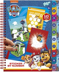 Totum Paw Patrol livre d'autocollants - jouet éducatif livre de coloriage avec stickers