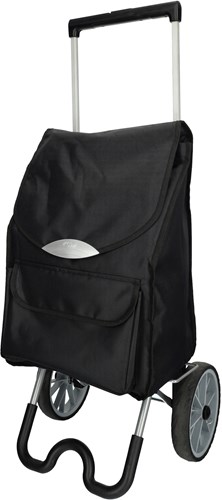 Secc chariot de courses noir - grand caddie 44 litres