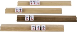 Engelhart Games supports en bois Mah Jong petits 35cm accessoire de jeu