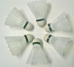 Engelhart 6 navettes en plastique blanc en tube 4.5-5 grammes