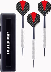 Darts Nickelsilver Blister fléchettes pointe acier rouge 23 grammes