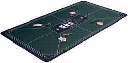 Engelhart Games tapis de poker vert 138x79cm - tapis de jeu professionnel