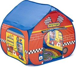 Pop It Up Pitstop - Tente de jeu avec fond imprimé - Montage et démontage rapides grâce au mécanisme pop-up - Pour garçons et filles - Formule 1