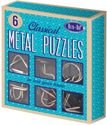 Retr-Oh 6 casse-têtes métalliques / puzzle iq / jeux de réflexion pour adultes et enfants