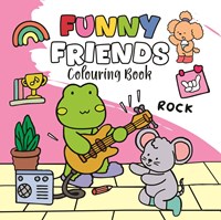 Twisk livre de coloriage Happy Friends Cozy 12 pièces détente créative Harlekijn Cozy 1: Kleurboek Happy Friends -2