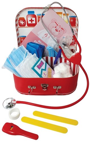 Simply mallette de docteur jouet 26 pièces pour enfants - set de docteur
