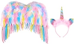 Souza Wings + head band Unicorn set (1 set)