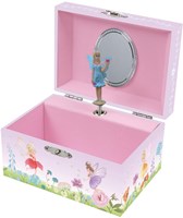 Harlekijn boîte à bijoux boîte à musique fées avec fleurs et mélodie Twinkle Twinkle-2