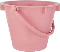 Seau Rolf pour tamis de sable ECO rose clair 2,5+