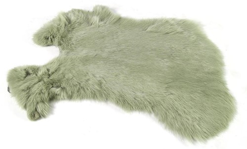 Countryfield Fourrure de lapin accessoire jouet vert clair décoratif