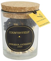 Countryfield allumettes noir verre décoratif 100 pièces - Ambiance urbaine