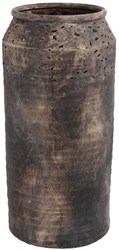 Cilgro vase marron céramique décoration moderne 57,5 cm style luxe