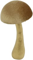 Countryfield champignon jouet Fungo L décoration 10x10x19cm beige